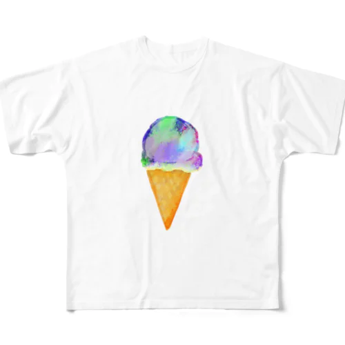 夢アイス フルグラフィックTシャツ