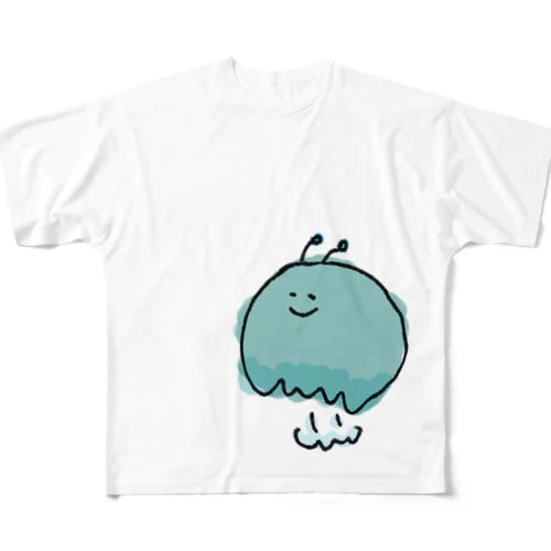 ゆるい生き物（ジャンプ） All-Over Print T-Shirt