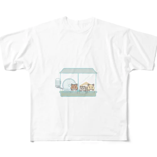 お家ハムスターズ All-Over Print T-Shirt