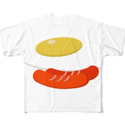 イケてる赤ウインナー All-Over Print T-Shirt