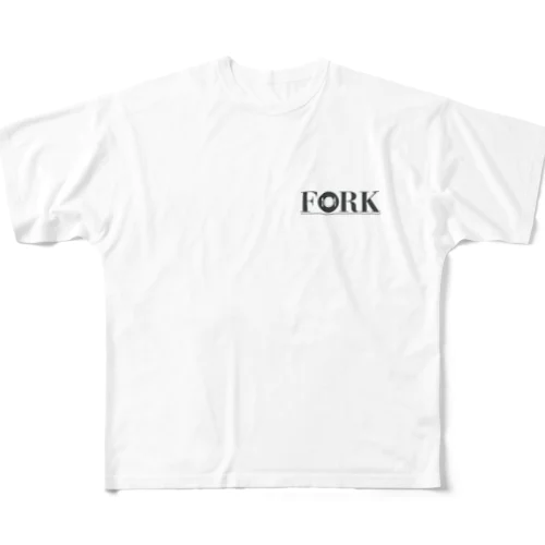 FORK All-Over Print T-Shirt