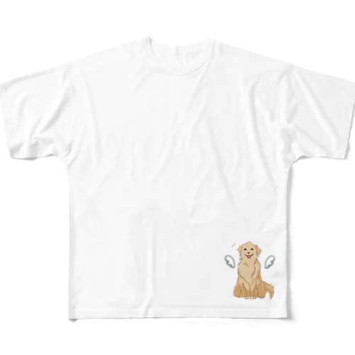 犬だもん。 フルグラフィックTシャツ