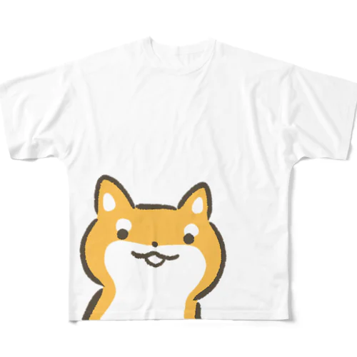 柴犬　2 フルグラフィックTシャツ