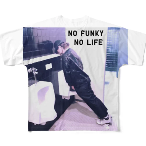 NO FUNKY NO LIFE All-Over Print T-Shirt