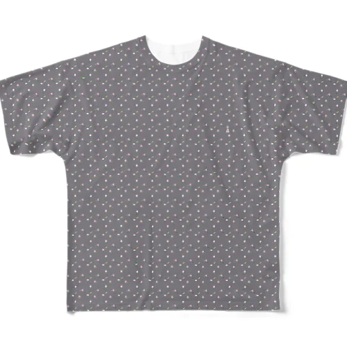 OPPMフルグラフィックTシャツ・MMグレー All-Over Print T-Shirt