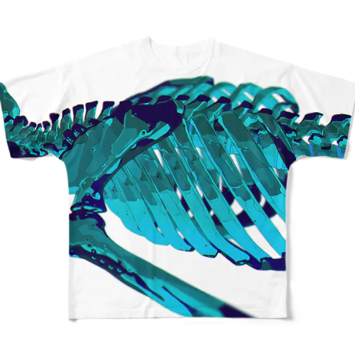強化骨格5：Enhanced skeleton5 All-Over Print T-Shirt