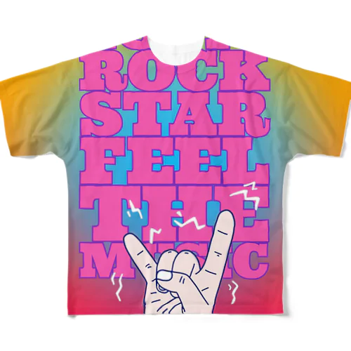 FEEL THE MUSIC All-Over Print T-Shirt