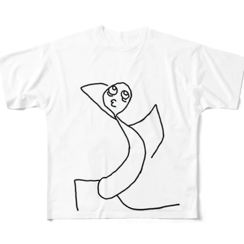 もやし男 フルグラフィックTシャツ