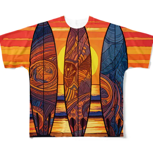 Beach Worship All-Over Print T-Shirt