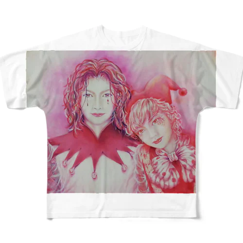 ハッピークラウン5 All-Over Print T-Shirt