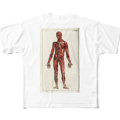 人体生理学 All-Over Print T-Shirt