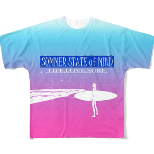 SUMMER STATE of MIND All-Over Print T-Shirt