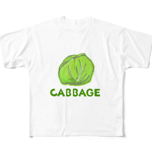 cabbage フルグラフィックTシャツ