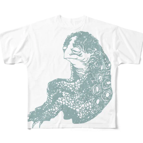 hokusai-kappa All-Over Print T-Shirt