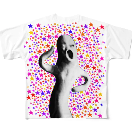 踊る埴輪の叫び All-Over Print T-Shirt