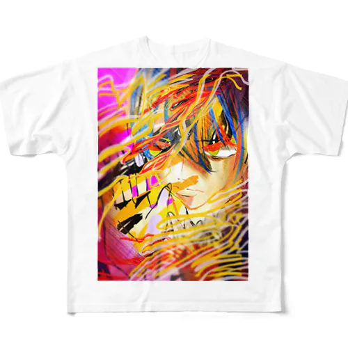 失恋と前進 All-Over Print T-Shirt