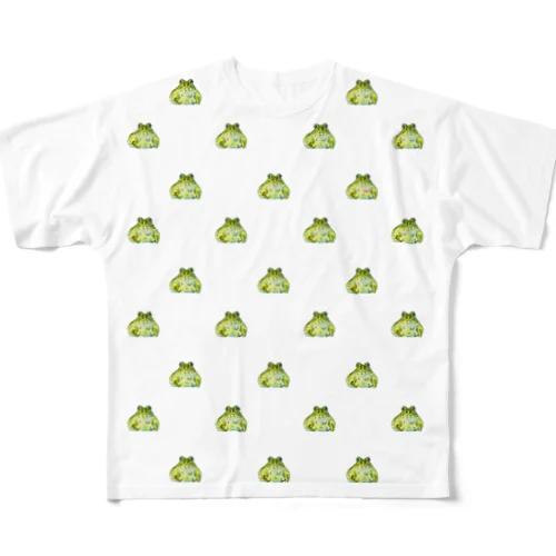 チャコガエル フルグラTシャツ All-Over Print T-Shirt