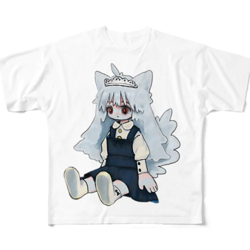 イヌ All-Over Print T-Shirt