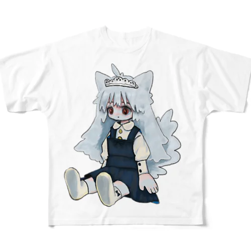 イヌ フルグラフィックTシャツ