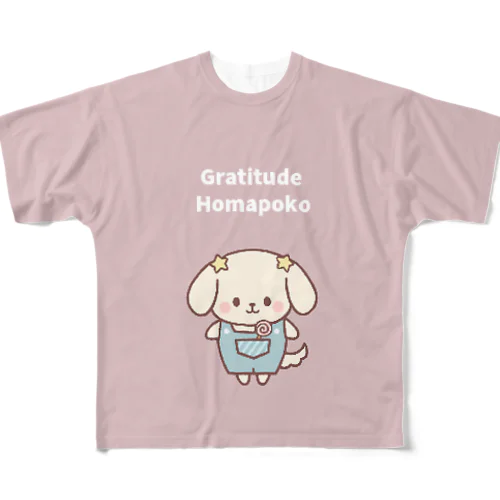 Tシャツ🌱ほまぽこ フルグラフィックTシャツ