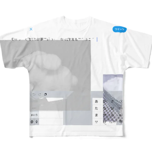 ｆｓｇif 世 フルグラフィックTシャツ