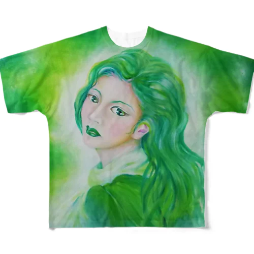 ハッピークラウン12・woman All-Over Print T-Shirt