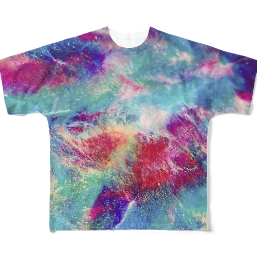 瞼彩 All-Over Print T-Shirt