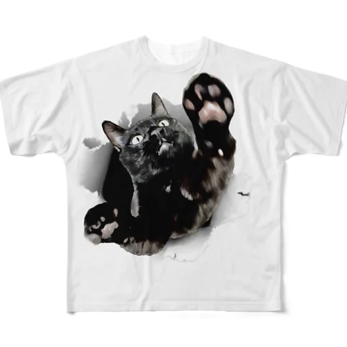 とびだせ、さんかく君 All-Over Print T-Shirt