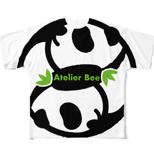 パ紋No.3525 Atelier Bee　 All-Over Print T-Shirt