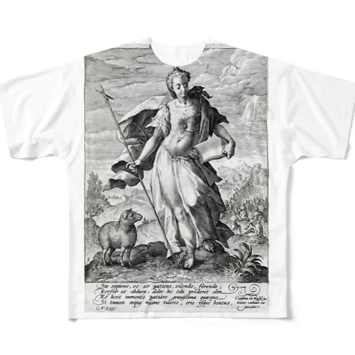 patientia 「忍耐」 All-Over Print T-Shirt