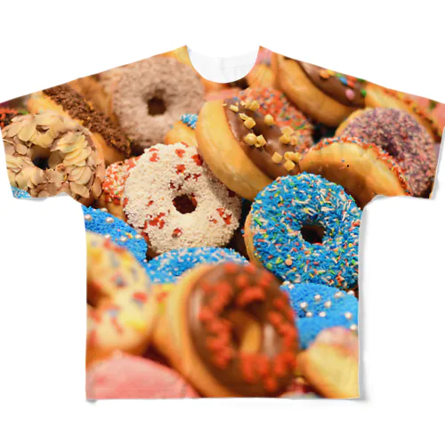 Donuts フルグラフィックTシャツ