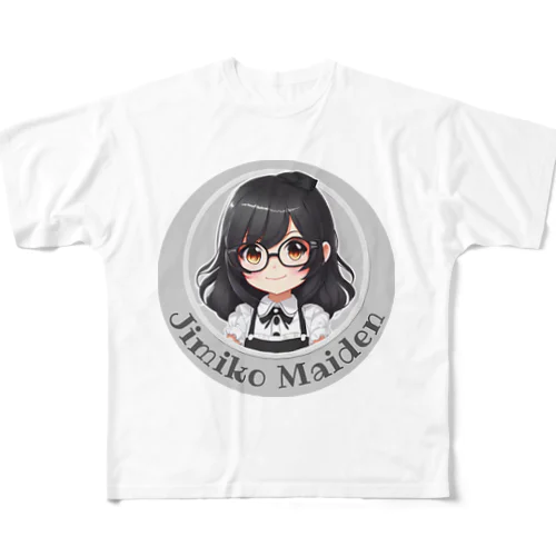 【Jimiko Maiden】スマイルメイド フルグラフィックTシャツ
