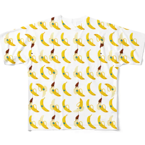 CHOCO BANANAS フルグラフィックTシャツ