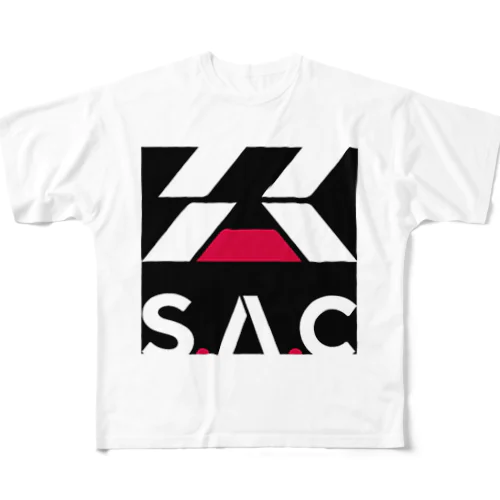 S.A.Cロゴ フルグラフィックTシャツ