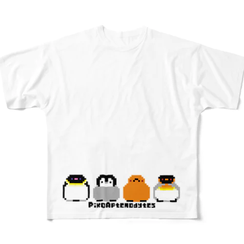 ピコアプテノディテス(よこ) フルグラフィックTシャツ