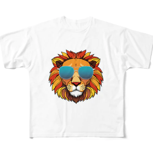 REY LEON フルグラフィックTシャツ