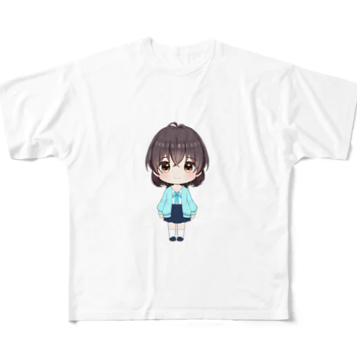 コメミントchannelの湊。のグッズ 表情：スタンダード フルグラフィックTシャツ