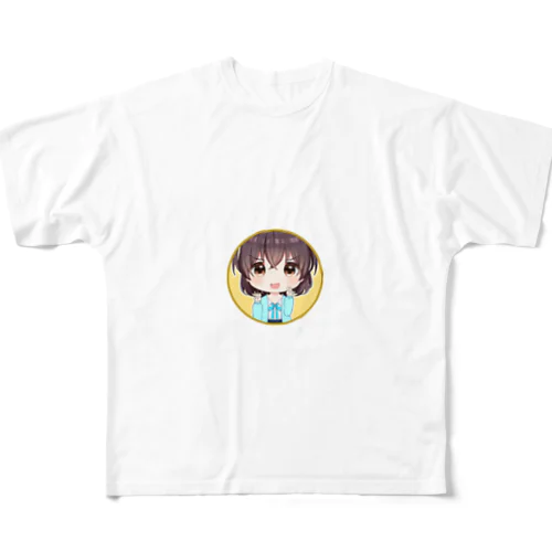 コメミントchannelの湊。のグッズ バッジD フルグラフィックTシャツ