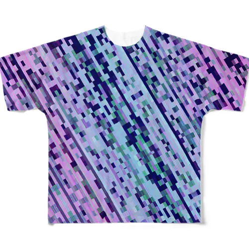 梅雨の雨風 All-Over Print T-Shirt