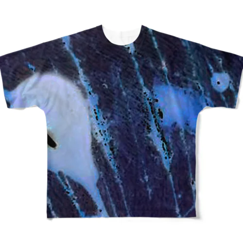 Shooting Scratch Galaxy 流れ傷銀河 (WCG276) All-Over Print T-Shirt