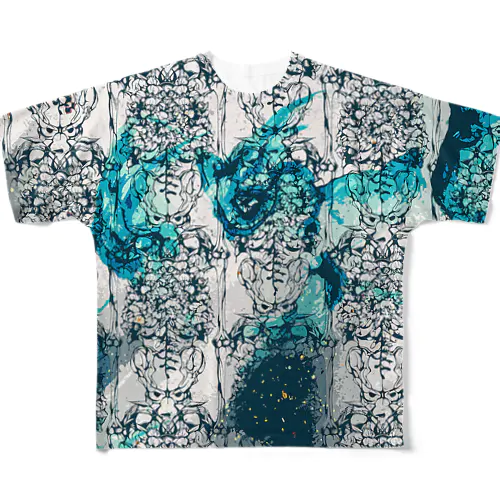 蔓延 All-Over Print T-Shirt