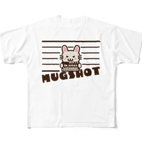 MUGSHOT２ All-Over Print T-Shirt
