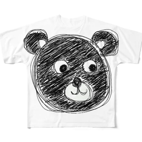 わたしはクマだ フルグラフィックTシャツ