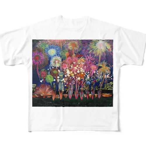 ザ・花火大会 フルグラフィックTシャツ