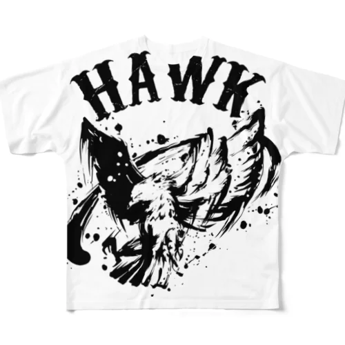 HAWK フルグラフィックTシャツ