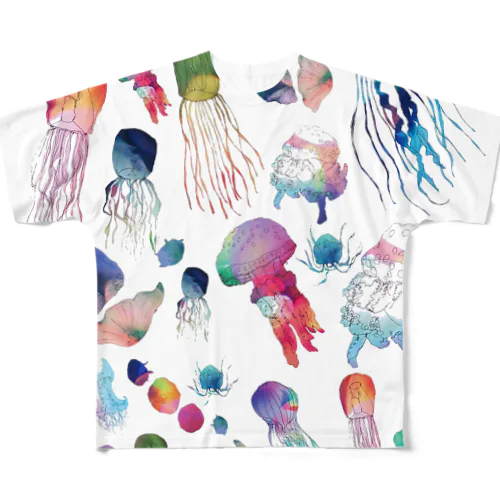 jellyfishちゃん フルグラフィックTシャツ