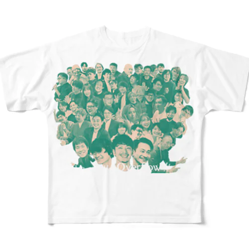 overflow 6th Anniversary (Green) フルグラフィックTシャツ