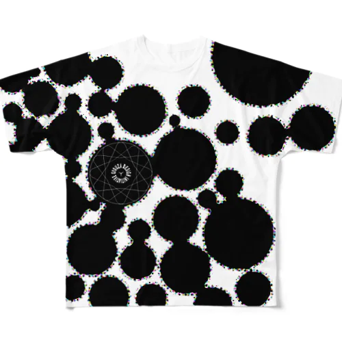 ドドドドドドッッッッッッッットトトトトト All-Over Print T-Shirt