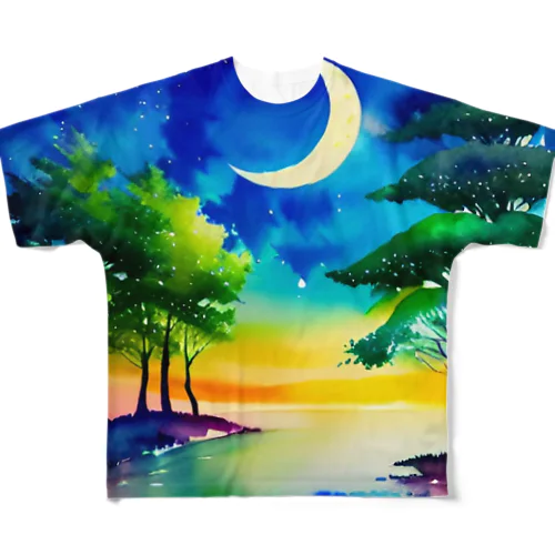 真夏の夜の夢 フルグラフィックTシャツ