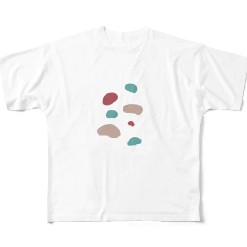 絵の具でお絵描き フルグラフィックTシャツ